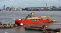 Sir David Attenborough polar ship moves in Cammell Laird (Photo: Cammel Laird)