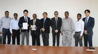 The team from CDPLC and Panasia present at the agreement signing. Photo: Colombo Dockyard