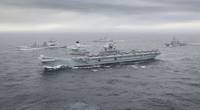 For illustration only - The Carrier Strike Group at sea off Scotland/ Credit: UK Royal Navy