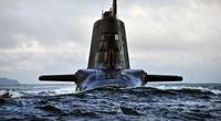 The HMS Ambush Astute Class attack submarine returning to HMNB Clyde in Scotland. Credit Royal Navy