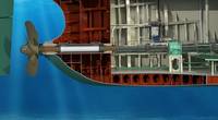 Thordon’s seawater lubricated propeller shaft bearing system eliminates oil pollution from the ocean and waterways (Image: Thordon Bearings)