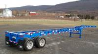 A typical, well-maintained intermodal chassis. (CREDIT: TRAC)