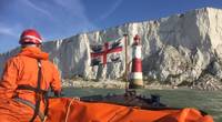 The UK Department of Transport is to order new vessel for Trinity House to replace the THV Patricia and provide safety information and guidance for ships in UK waters and abroad.
A Trinity House workboat approaching Beachy Head Lighthouse on the south coast of England. Trinity House’s fleet of support vessels carries out a number of activities around England, Wales and the Channel Islands in support of its role as a General Lighthouse Authority.
(Photo: Trinity House)