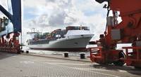 Unifeeder vessel Vera Rambow in Rotterdam. Photo: Unifeeder