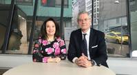 CEO Magnus Hall and CFO Anna Borg. Photo: Vattenfall