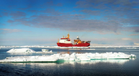 The Royal Navy polar research vessel HMS Protector is equipped with seven davits from Vestdavit. Photo: Courtesy of the Royal Navy.