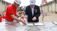 Viking Glory Keel laying coins (Photo: Viking Line)