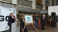 Vigor Industrial and Washington State Ferries launched WSF’s new hybrid-electric ferries program in a ceremony held at Vigor’s Seattle, Washington shipyard held September 9. (Photo: Vigor Industrial LLC)