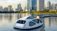 Zeabuz’ (zero-emission sea-bus) is an all-electric waterbus concept designed to provide autonomous mobility services to cities and towns, carrying 10-30 passengers at a time. Image: Zeabuz