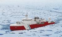 Construction of the USCG's Polar Security Cutter has fallen behind schedule. (Image: U.S. Coast Guard)