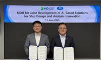 KR and HD Hyundai Samho sign MOU to jointly develop AI-based solutions for innovation in ship design and analysis. Image courtesy KR