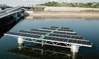 SolarDuck's offshore floating solar unit in Japan (Credit: SolarDuck)