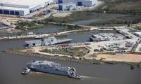 The USNS Cody, which was christened last month, is the Navy’s first Expeditionary Fast Transport (EPF) Flight II vessel. Image courtesy Austal