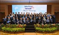 This year's 60 MaritimeONE scholars come from diverse academic backgrounds including business administration, maritime studies, mathematical sciences, mechanical engineering, naval architecture and marine engineering, and more. © Singapore Maritime Foundation