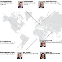 Map with international representatives: Port of Antwerp