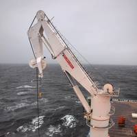 400t active heave compensated MacGregor offshore crane onboard North Sea Giant. 