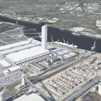 A CGI of the proposed facility (Credit: Port of Tyne)