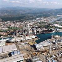 A Fincantieri shipyard: Photo courtesy of the shipbuilders