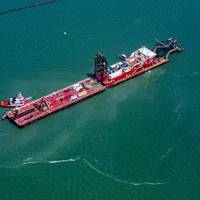 A Great Lakes Dredge & Dock dredge in Galveston Bay (Photo: Port Houston)