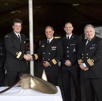 A handover ceremony took place on the German Naval vessel Karlsruhe in the Portsmouth Naval Base (Photo: MCA)
