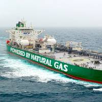 A previously delivered vessel of the same class of Green Funnel tankers (Courtesy SCF Group)
