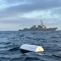 A prototype Saronic Spyglass ASV completes a full mission profile in its first open water exercise with the US Navy. (Source: Saronic)