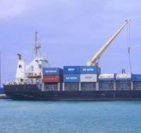 A Reef Shipping Vessel: Photo credit Reef Shipping