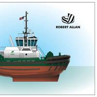 A rendering of the Saltchuk Escort tug (c) Robert Allan