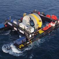 A second turbine bound for EDF’s Paimpol-Bréhat tidal array was deployed by DCNS' OpenHydro in May (Photo: DCNS)