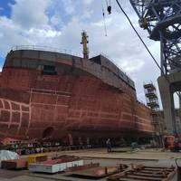 A ship under construction at a United Shipbuilding Corporation yard / Credit: United Shipbuilding Corporation (file photo)