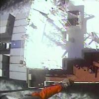 A USCG aircrew medevaced a crewmember from the Horizon Tacoma near Port Townsend, Wash. (Screenshot of USCG video courtesy of Air Station Port Angeles