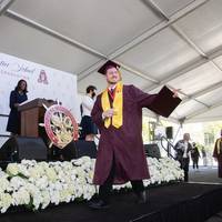 About 154 graduates of The Apprentice School at Newport News Shipbuilding were honored during graduation exercises on April 17, 2021. Due to COVID 19, the ceremony was held outdoors at the Hampton Roads Convention Center to ensure the safety of all graduates and guests, as well as event staff. Photo by Ashley Cowan/HII