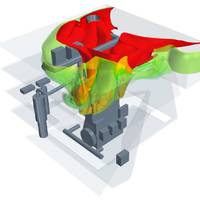 ABS used CFD techniques to model the behavior of ammonia leaks. (Image: ABS)