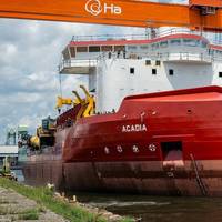 Acadia subsea rock installation vessel (Credit: Great Lakes & Dock Corporation)