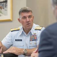 Admiral Karl Schultz, Commandant of the Coast Guard, U.S. Coast Guard. Photo: USCG