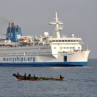 Africa Mercy at sea (Photo: Mercy Ships)