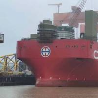 Alfa Lift after drydock float-out earlier this year - Credit: OHT (File Photo)