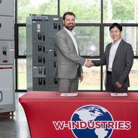 Amogy CEO Seonghoon Woo (right) with Michael Bain (left), Senior Vice President, W-Industries Z (Photo: W-Industries)