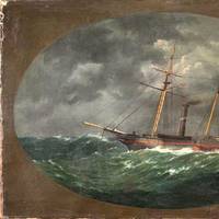 An 1852 painting of the Robert J. Walker by W.A. K. Martin. Courtesy of The Mariners' Museum