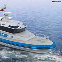 An artist's rendering of the pilot boat (Photo by Kvichak Marine Industries) 