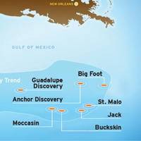 Anchor is located approximately 140 miles (225 km) off the coast of Louisiana. (Image: Chevron)