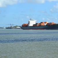 Hapag-Lloyd's 810-foot container ship Summer E arrives at the Port of New Orleans today at 11 a.m. CST. Terminal Operator Ports America will handle 300 container moves on the ship Friday afternoon at the Napoleon Avenue Container Terminal. The Summer E is one of nine ships at Port docks this weekend.