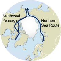 Arctic Sea Routes: mage courtesy of UNEP