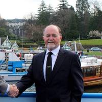 Arjen van Elk (Sales Manager UK, Damen Shipyards Group), Bill Bewley (Chairman, Windermere Lake Cruises). Pic: Damen Shipyards Group