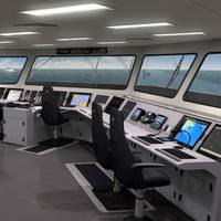 Artist Rendering of OSI Maritime Systems’ Integrated Bridge Management System for the F126 Program (Image: OSI)