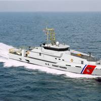 Artist’s concept drawing of the Bollinger built Fast Response Cutter "Sentinel" Class for the United States Coast Guard.