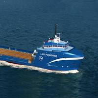 Artist's Depiction: LNG powered Offshore Supply Vessel