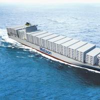 Artist's Depiction of 3,600 TEU containerships
