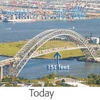 Bayone bridge modification: Image NY/NJ Port Authorities