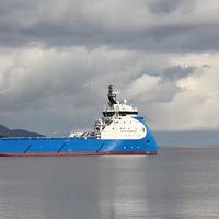 Blue Guardian on her way to sea trials earlier this week (Photo: Ulstein)